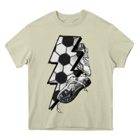 Mossy Lightning bolt Soccer Heavy Core Tee - HowdyJamesFarm