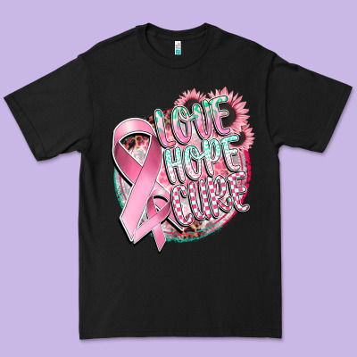 Love Hope Cure Premium Tee Designed By Cowgirlartshop