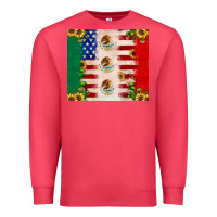 Cardinal American flag mexico flag sunflower cactus Premium Sweatshirt - JahusDesignShop