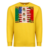 Lemon American flag mexico flag sunflower cactus Premium Sweatshirt - JahusDesignShop