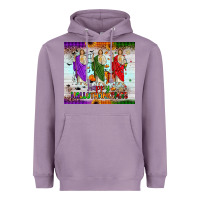 Lavender san judas happy  hallothanksmas Heavyweight Hoodie - JahusDesignShop
