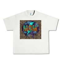 Pistachio Leopard mom Urban Heavy Tee - FaDigitalArtStudio