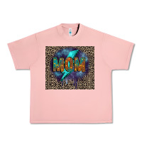 Salmon Leopard mom Urban Heavy Tee - FaDigitalArtStudio