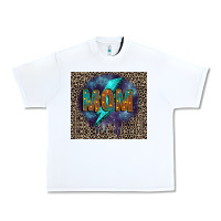 White Leopard mom Urban Heavy Tee - FaDigitalArtStudio