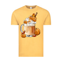 Vintage Mustard Fall Coffee Vintage Tee - FaDigitalArtStudio