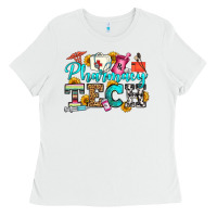 White pharmacy tech Ladies Tee - OliviaCreatesArt