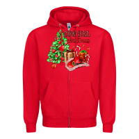 Red Cowgirl Christmas Zipper Hoodie - AdoDesignShop