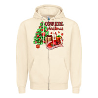 Sandshell Cowgirl Christmas Zipper Hoodie - AdoDesignShop