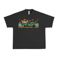 Pigment Black western animals truck Urban Heavy Tee - Jasminsmagicworld