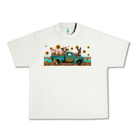 Pistachio western animals truck Urban Heavy Tee - Jasminsmagicworld