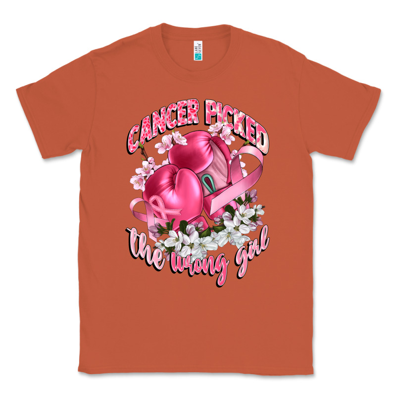 Cancer Picked The Wrong Girl Classic Tee by CowGirlArtShop | Teevron