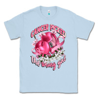 Dusty Blue cancer picked the wrong girl Classic Tee - CowGirlArtShop
