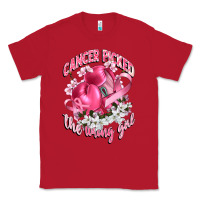 Red cancer picked the wrong girl Classic Tee - CowGirlArtShop