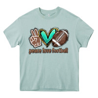 Arona Peace love football Heavy Core Tee - HowdyJamesFarm