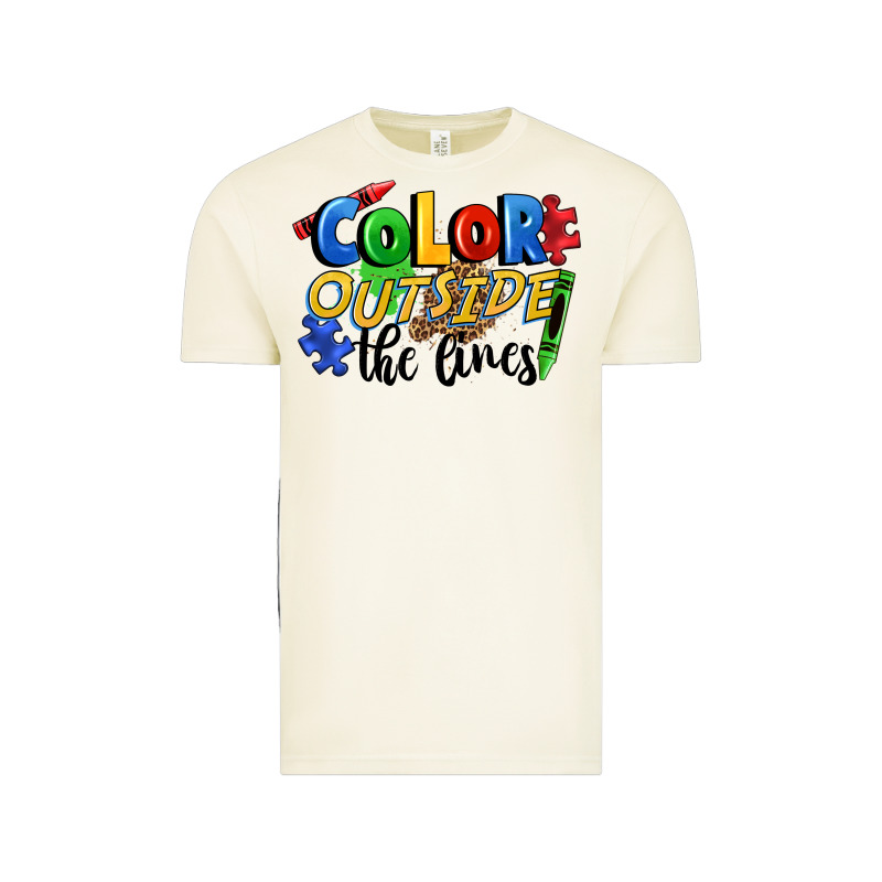 Color Outside The Lines Vintage Tee by FaDigitalArtStudio | Teevron