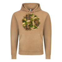 Vintage Camel camouflage and leopard patch  2 Vintage Hoodie - BundleAndBundleShop