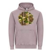 Vintage Zinc camouflage and leopard patch  2 Vintage Hoodie - BundleAndBundleShop