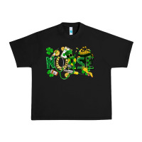 Black nurse st patrick Urban Heavy Tee - FaDigitalArtStudio