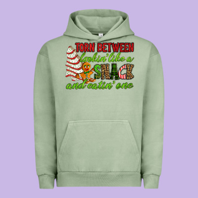 Torn Between Lookin' Like A Snack And Eatin' One Urban Hoodie Designed By Ranaportraitstore