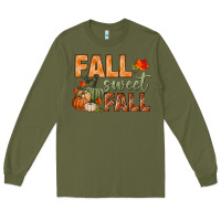 Army Green fall sweet fall Long Sleeve Tee - BundleAndBundleShop