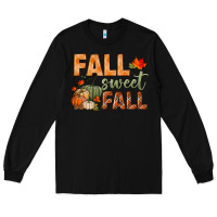 Black fall sweet fall Long Sleeve Tee - BundleAndBundleShop