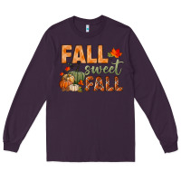 Plum fall sweet fall Long Sleeve Tee - BundleAndBundleShop