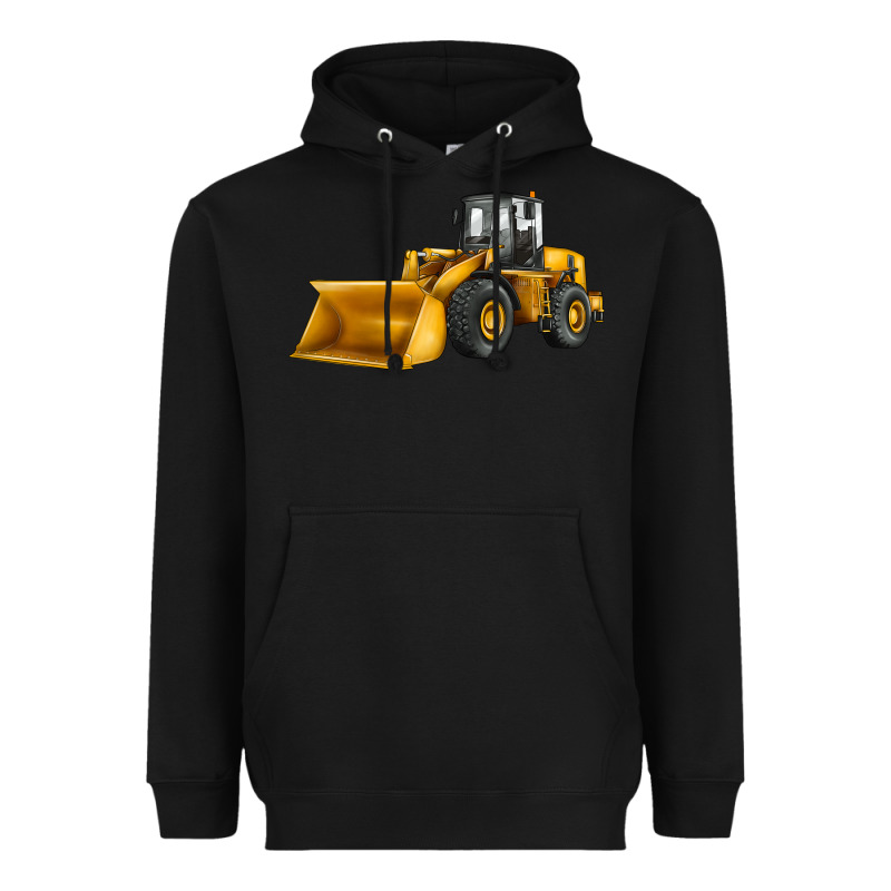 Bulldozer Heavyweight Hoodie by JahusDesignShop | Teevron