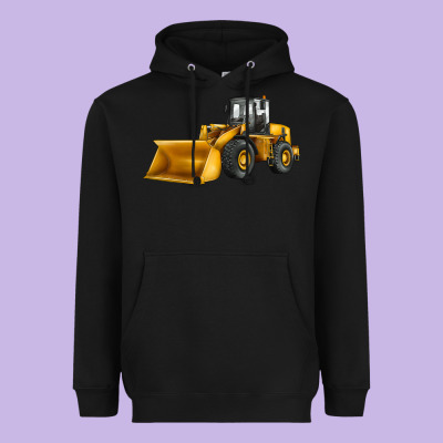 Bulldozer Heavyweight Hoodie Designed By Jahusdesignshop