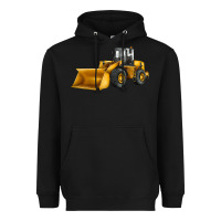 Black bulldozer Heavyweight Hoodie - JahusDesignShop
