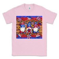 Bubblegum Pink american flag gnomes star leopard glitter tumbler Classic Tee - Artiststas