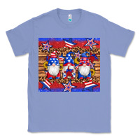 Colony Blue american flag gnomes star leopard glitter tumbler Classic Tee - Artiststas