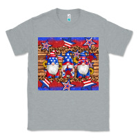 Heather Grey american flag gnomes star leopard glitter tumbler Classic Tee - Artiststas