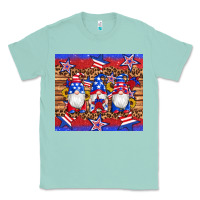 Seafoam american flag gnomes star leopard glitter tumbler Classic Tee - Artiststas