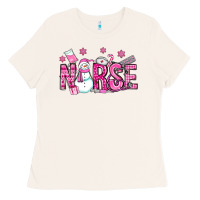 Bone nurse pink christmas Ladies Tee - OliviaCreatesArt