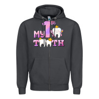 Smoke my first tooth with teeth for girls Zipper Hoodie - AdoDesignShop