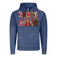 Vintage Denim Candy Cane Cutie Vintage Hoodie - FaDigitalArtStudio