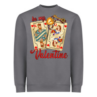Storm be my valentine with playing cards and key Heavyweight Sweatshirt - AdoDesignShop