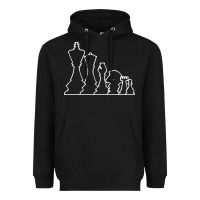 Black chess t  shirt chess Heavyweight Hoodie - maiPhamDesign