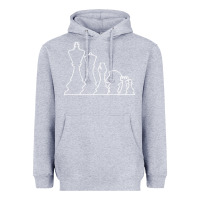 Heather Grey chess t  shirt chess Heavyweight Hoodie - maiPhamDesign