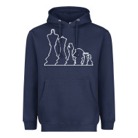 Navy chess t  shirt chess Heavyweight Hoodie - maiPhamDesign