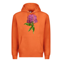 Carrot Red Clover Illustrations Premium Hoodie - LillyAllenDesigns