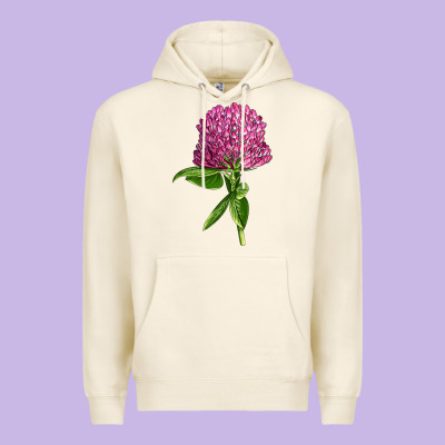 Red Clover Illustrations Premium Hoodie Designed By Lillyallendesigns