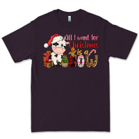 Plum all want for christmas is a cow Premium Tee - CowGirlArtShop