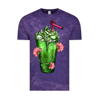 Cloud Purple Western Cactus Cold Frappe Vintage Tee - FaDigitalArtStudio