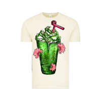 Vintage Arctic Western Cactus Cold Frappe Vintage Tee - FaDigitalArtStudio