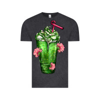 Vintage Black Western Cactus Cold Frappe Vintage Tee - FaDigitalArtStudio