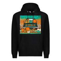 Black pumpkin farm truck tumbler Premium Hoodie - Jasminsmagicworld