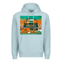 Blue Mist pumpkin farm truck tumbler Premium Hoodie - Jasminsmagicworld