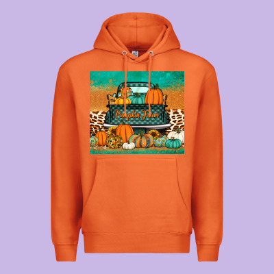 Pumpkin Farm Truck Tumbler Premium Hoodie Designed By Jasminsmagicworld