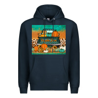 Navy pumpkin farm truck tumbler Premium Hoodie - Jasminsmagicworld